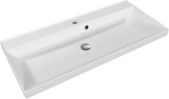 Style Line Тумба с кварцевой раковиной жасмин Манхэттен 100 Plus эмаль графит матовая – фотография-3